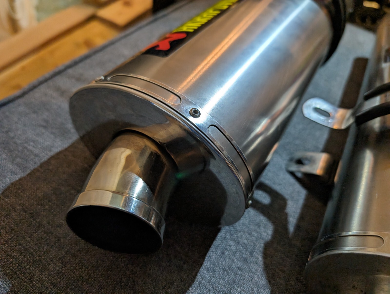 Kawasaki ZX10 ZX10R 2006 2007 D6F D7F Akrapovic Exhaust Silencers eBay