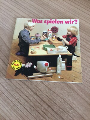 Pixi alt  Was spielen wir '' Meine ersten Pixi Bücher''