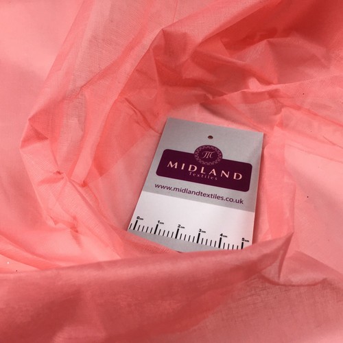 100% Cotton Organdie stiff lightweight fabric used for curtain & lining 43" M689 - Picture 14 of 91