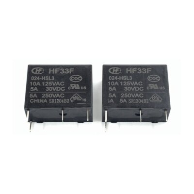 10PCS HF33F-012-HS3 12V 5A Relay DIP4 JZC-33F-012-HS3