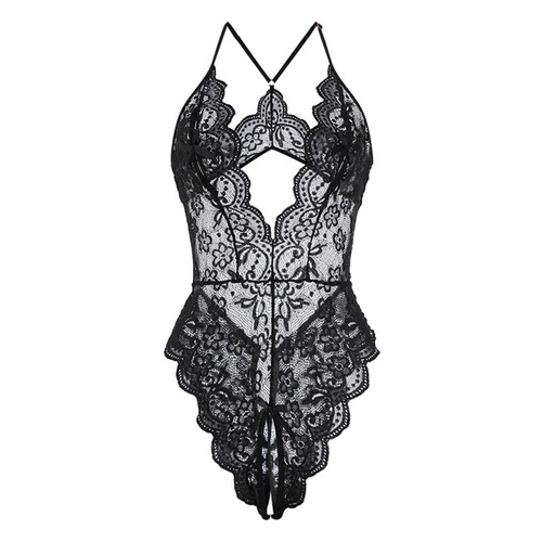 Women's G-String Nightwear Sexy Lingerie Sleepwear Babydoll Underwear Lace Dress - Picture 9 of 19