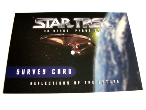 1996 Skybox - 30 lat refleksji Star Trek, faza 1 - karta ankiety (Chase) - Zdjęcie 1 z 2