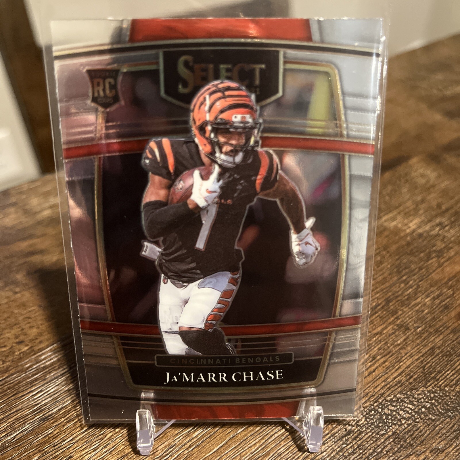 2021 Select Football JaMarr Chase Concourse Rookie Card