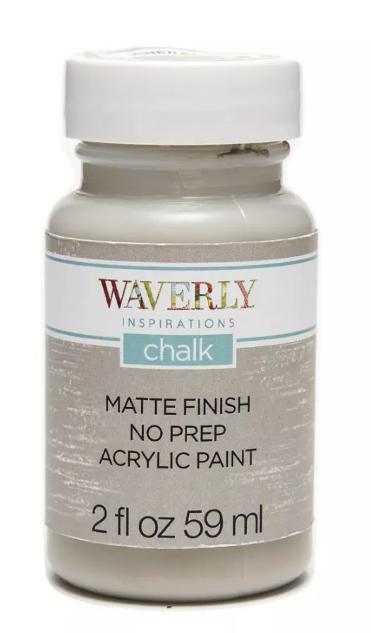 Waverly Inspirations 60896E Chalk Paint Matte Mineral Gray 2 Fl. Oz