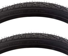 Sunlite Hybrid Nimbus Street Trail Black Wire Bead Tire Pair 26 x 1-3/8
