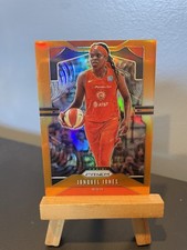 Jonquel Jones 2020 Panini Prizm WNBA #37 Orange Prizm 22/65 Sun Liberty