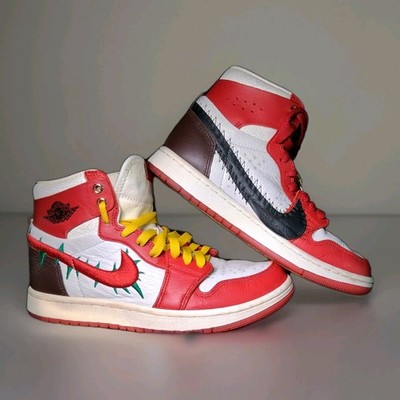 Teyana Taylor x Air Jordan 1 Zoom Comfort 2 High A Rose From Harlem Womens Sz 7