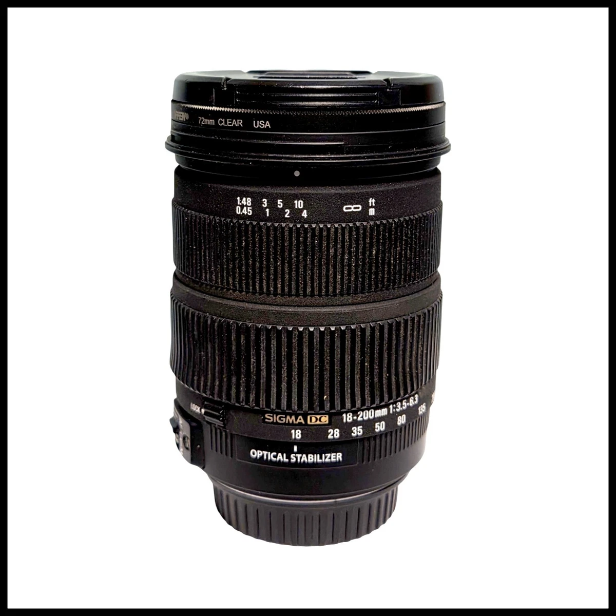 Sigma Camera Lenses for Canon 18-200mm Focal for sale | eBay