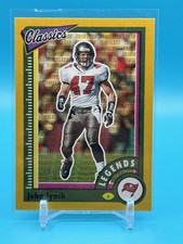2022 Panini Classics - Legends John Lynch #125 Timeless Tributes Gold /99 Bucs