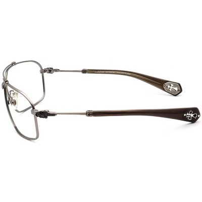 Chrome Hearts Sunglasses Frame Only Oral Antique Silver Pilot