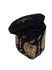 Beaded Fila Hat  Nigerian Velvet Cap  African Men Wedding Traditional Gubi