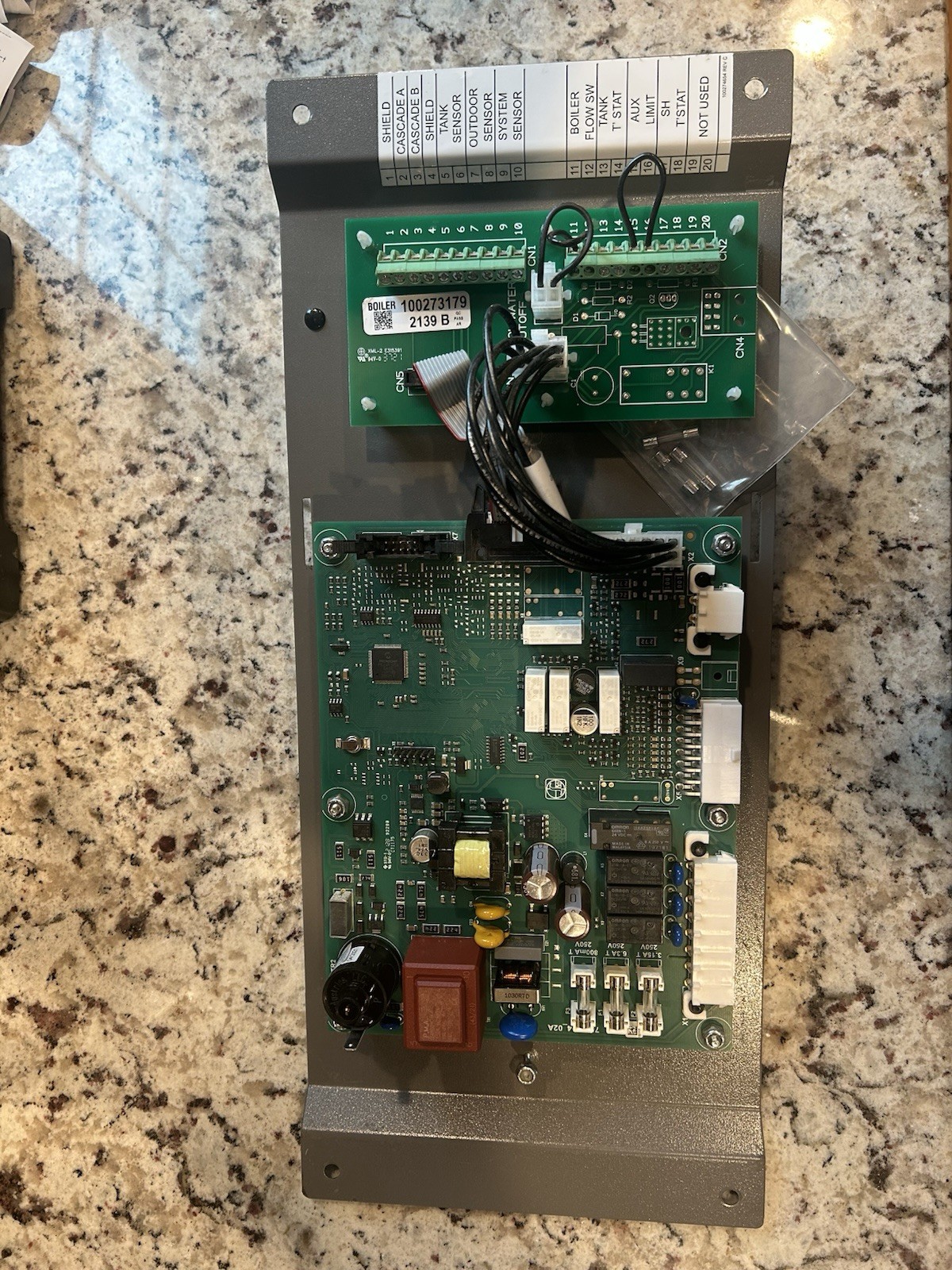 Lochinvar Noble 100271743 100273179 Control Boards With Spare Fuses