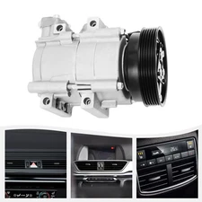 A/C Compressor & AC Clutch Assembly Fit For Hyundai Santa Fe 3.5L 2003 2004-2006
