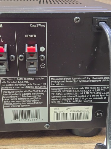 Pioneer VSX-520 AV Home Theater Stereo Receiver - Picture 10 of 11