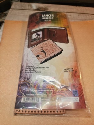 Vintage Tandy Leather Factory Lancer Billfold Kit. Unopened Package #4070-00