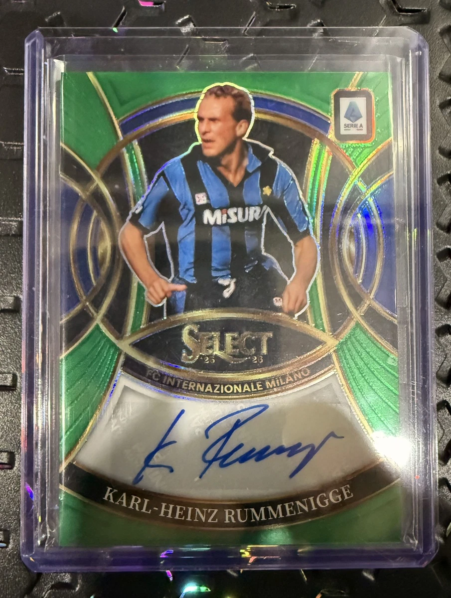 Karl-Heinz Rummenigge Autographed Soccer Sports Trading Cards