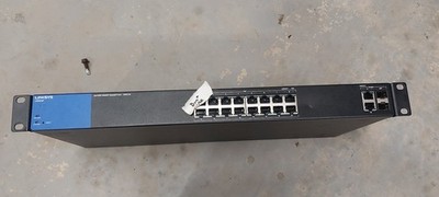 Linksys LGS318p 18-Port Business Gigabit PoE+ Switch - Black