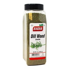 Badia Dill Weed 7 oz     Seasoning Herb for Fish, Pickles, Dressings,