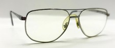 Vintage Fundamentals 3 Silver Pilot Metal Sunglasses FRAMES ONLY