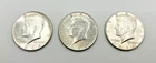 1964 Kennedy Silver Half Dollars Lot of 3 Circulated