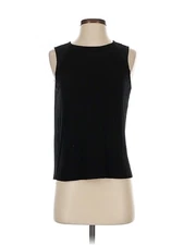 Olive and Oak Women Black Sleeveless T-Shirt XS