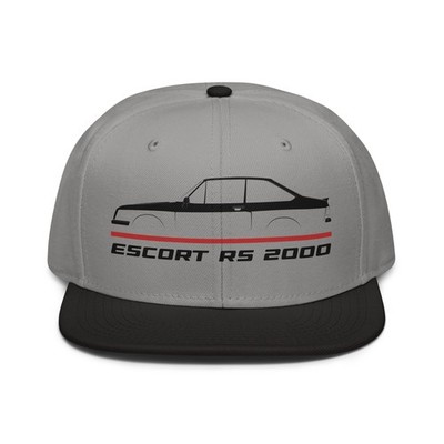For Escort RS 2000 1977-1980 Fans Droop Snoot Snapback Hat Birthday Gift Racing
