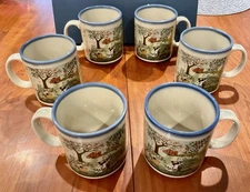 OTAGIRI JAPAN CAROL ENDRES “ONE” HOMESTEAD MAIDEN FARM W/ KITTY CATS 12 OZ MUG