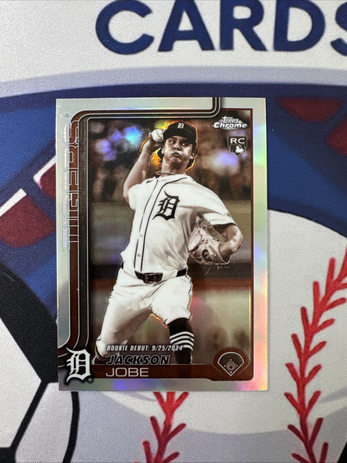 2025 Topps Chrome Update Series - Jackson Jobe (RC) #USC48 Sepia Refractor
