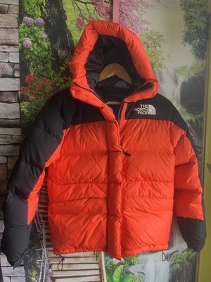 The North Face Himalayan 550 Jacket women size SMALL Black and orange