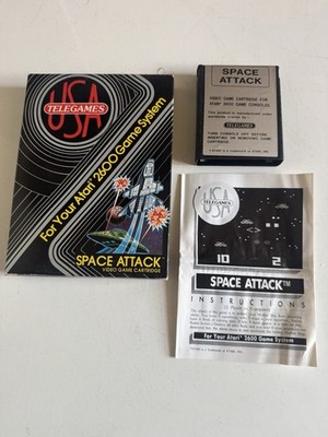 Space Attack Telegames Atari 2600 Originalverpackt und Komplett
