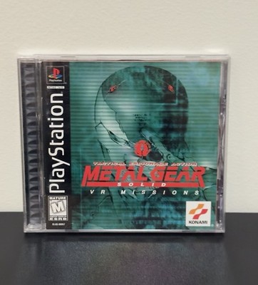 Metal Gear Solid VR Missions PS1 PlayStation 1 Complete CIB