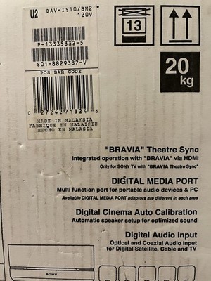 Sony DAV-IS10 DVD Home Theatre System - In black | eBay