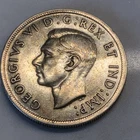 1938 canadian silver dollar- A/U -EXTRA FINE. Low mintage- Key date
