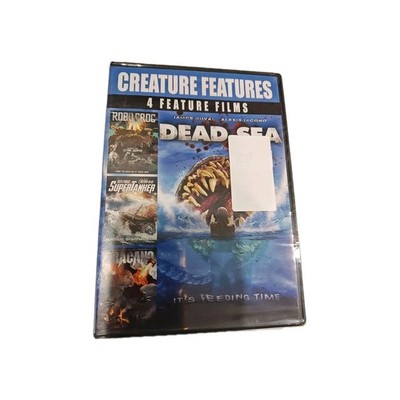 Creature Features 4 Film DVD Set (New) Dead Sea Robo Croc Super Tanker Dracano