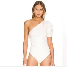 Free People Intimately Somethin bout You one puff sleeve bodysuit, size large