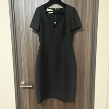 USED GUCCI BLACK KNEE-LENGTH DRESS, SHORT SLEEVES, SIZE 40 GOOD