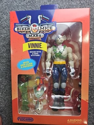 Nacelle Biker Mice From Mars Vinnie 7 Inch Action Figure New