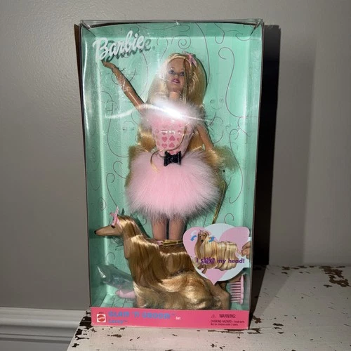 VINTAGE 1999 Barbie & Lacey Glam 'n Groom Set # 27271 NIB