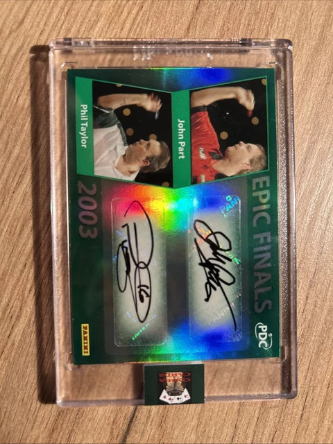 Panini PDC World Dart Championship 2026 Dual Auto Phil Taylor/John Part 07/25