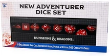 Sirius Dice: Dungeons & Dragons - New Adventure Dice Set Red