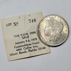 New Listing1880 CC Morgan Silver Dollar $1 Vintage Tag KEY DATE Nice UNC Problem Free *M806