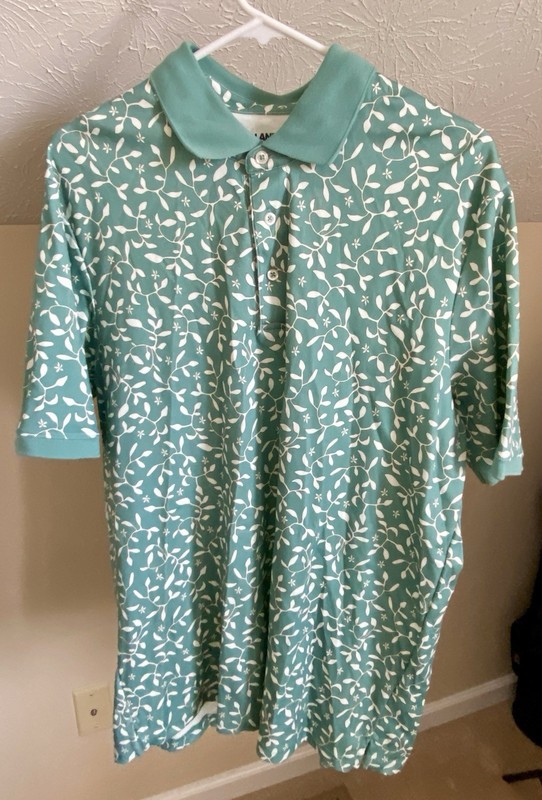 LandsEnd Traditional Fit Large Golf Polo