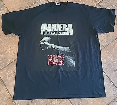 PANTERA - Cowboys From Hell / Vulgar Display of Power T-shirt ~ Black 3XL