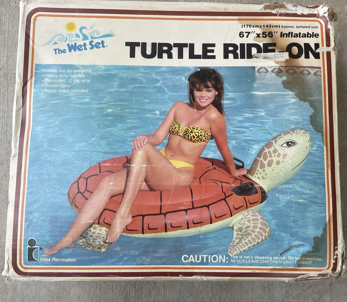 Vintage NOS 1998 Intex Wet Set Inflatable 18-Pocket Suntanner