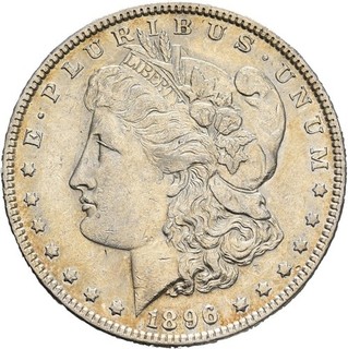 Künker: USA 1 Dollar 1896 Morgan Dollar Silber