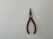 NOS Proto by Challenger 6 1/2" long nose pliers #3050 G USA made red handles