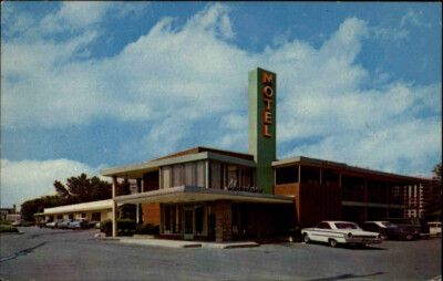 ARLINGTON Va. Motel Merrimac America Amerika USA ~1965 Postcard Postkarte
