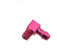 OFNA # 10079  Pressure Nipple, RT Angle, Alum