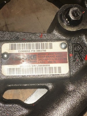 Cummins Engine Exhaust (Jake) Brakes F & R 3963794, 3963795 | eBay 