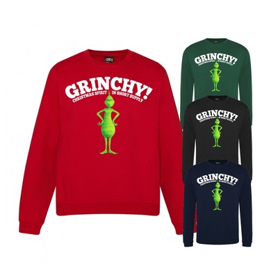 grinch mens christmas jumper